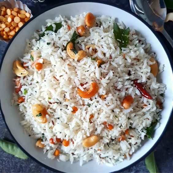 Plate of coconut rice